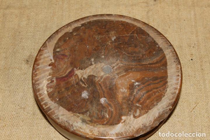 Antig&uuml;edades: peana de onix para figura - Foto 2
