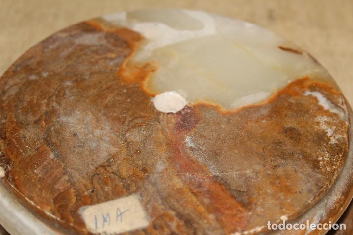 Antig&uuml;edades: peana de onix para figura - Foto 5
