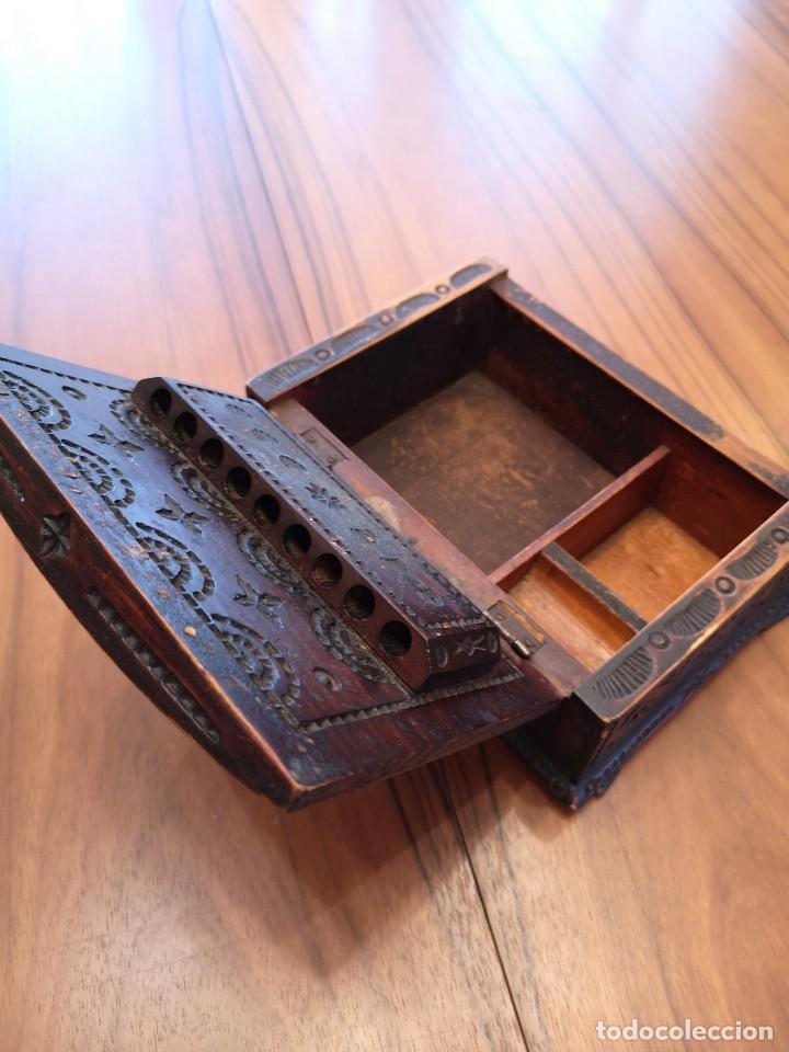 Antig&uuml;edades: Antigua caja para el tabaco - Foto 3
