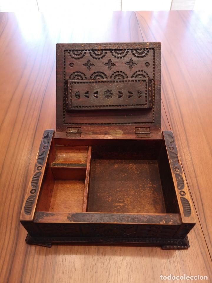 Antig&uuml;edades: Antigua caja para el tabaco - Foto 4