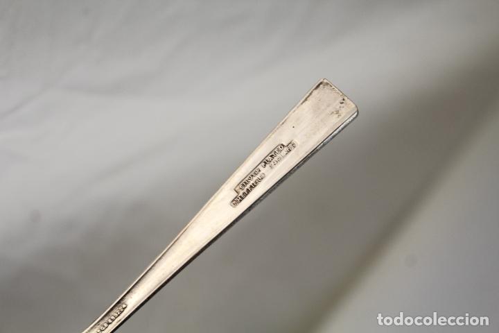 Antig&uuml;edades: tenedor plateado silver plated - Foto 4