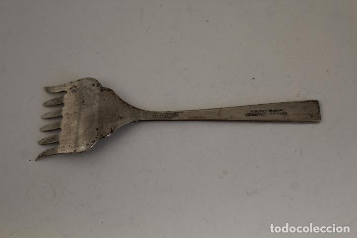 Antig&uuml;edades: tenedor plateado silver plated - Foto 5