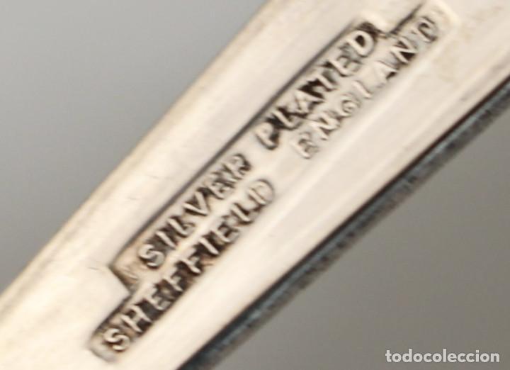 Antig&uuml;edades: tenedor plateado silver plated - Foto 7
