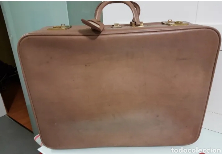 Antig&uuml;edades: Lote tres antiguas maletas - Foto 4