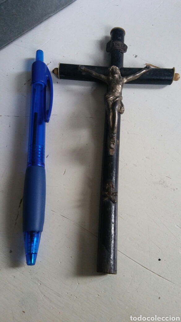 Antig&uuml;edades: Crucifijo antigua - Foto 4