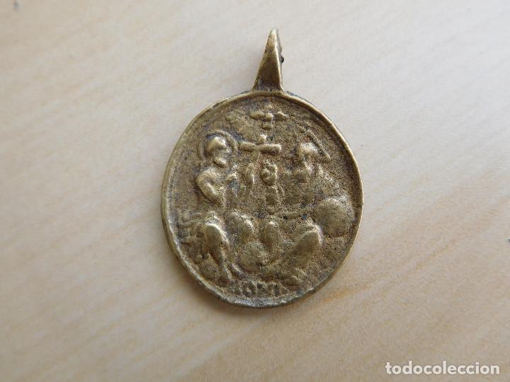 Antig&uuml;edades: Medalla de bronce siglo XVIII - Foto 1
