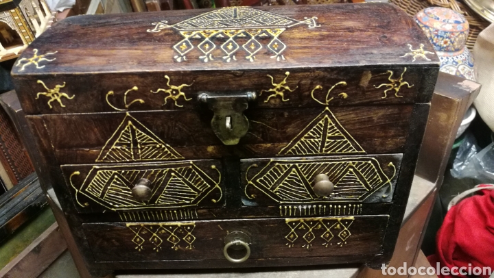 Antig&uuml;edades: PRECIOSO BAULITO MADERA - Foto 2
