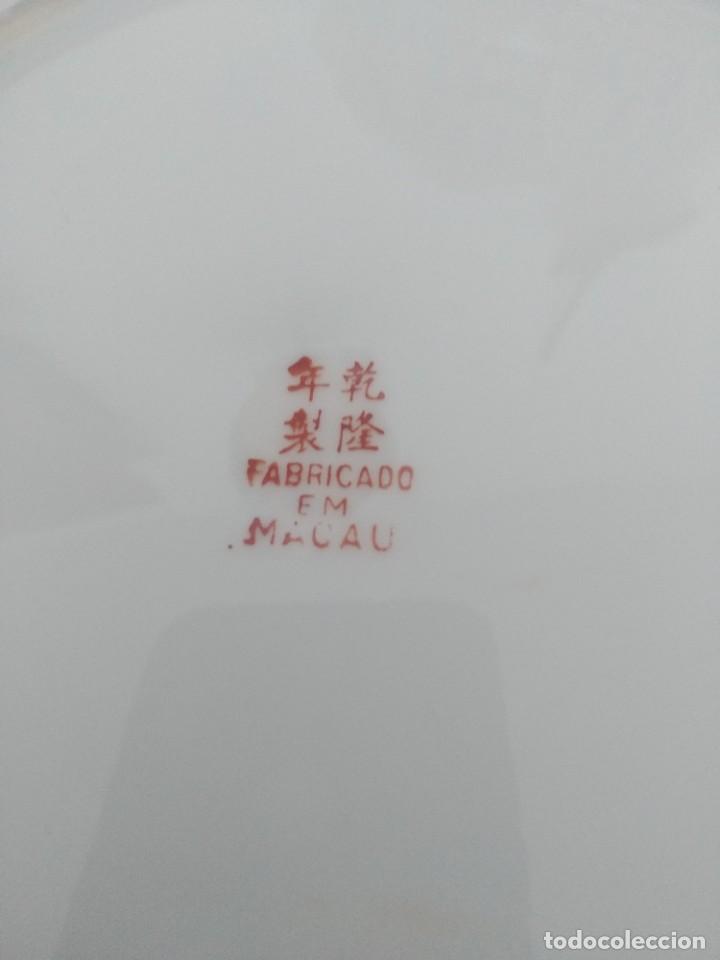 Antig&uuml;edades: 2 platos MACAO geishas, con sello - Foto 5