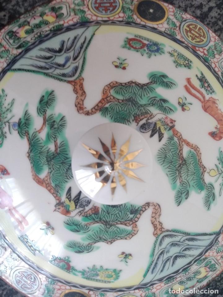 Antig&uuml;edades: Sopera con fuente MACAO con sello - Foto 9