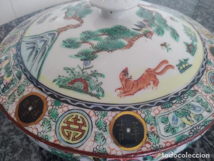 Antig&uuml;edades: Sopera con fuente MACAO con sello - Foto 10