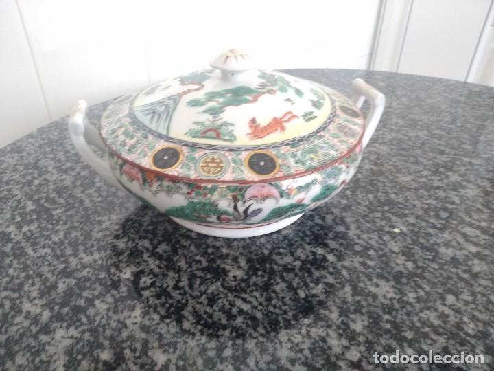 Antig&uuml;edades: Sopera con fuente MACAO con sello - Foto 11