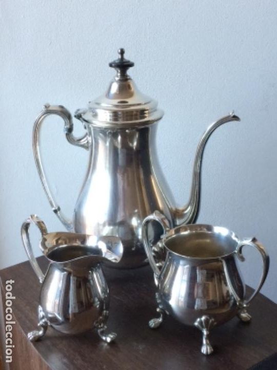 Antig&uuml;edades: JUEGO DE CAF&Eacute; SIGLO XX - Foto 1