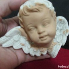 Antigüedades: TRIO DE ANGELOTES DE ESCAYOLA. Lote 212240332