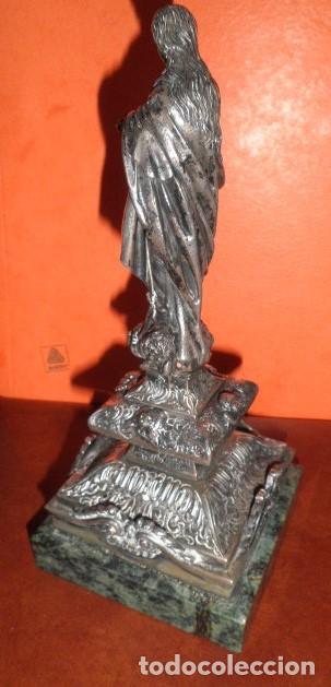 Antig&uuml;edades: VIRGEN INMACULADA EN PLATA - Foto 3