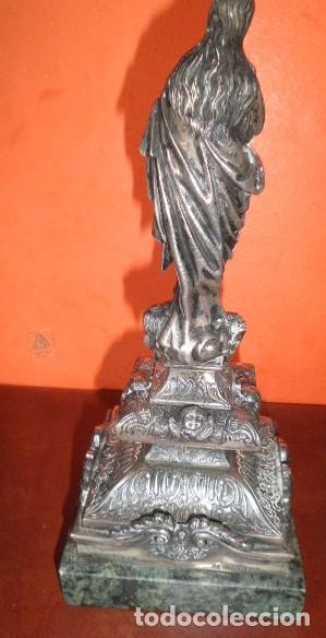 Antig&uuml;edades: VIRGEN INMACULADA EN PLATA - Foto 7
