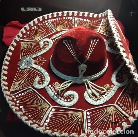 Desacuerdo invadir brillante sombrero grande rojo mariachi. mexico..detalles - Compra venta en  todocoleccion
