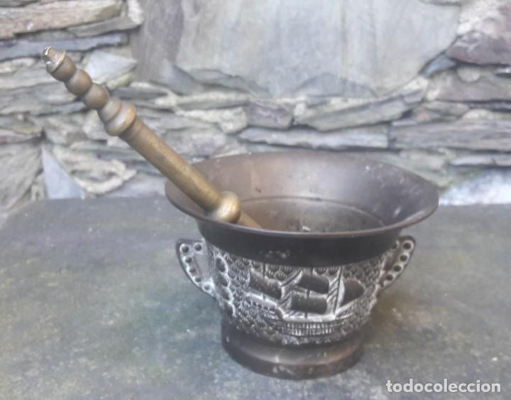 Antig&uuml;edades: Mortero Bronce - Foto 3