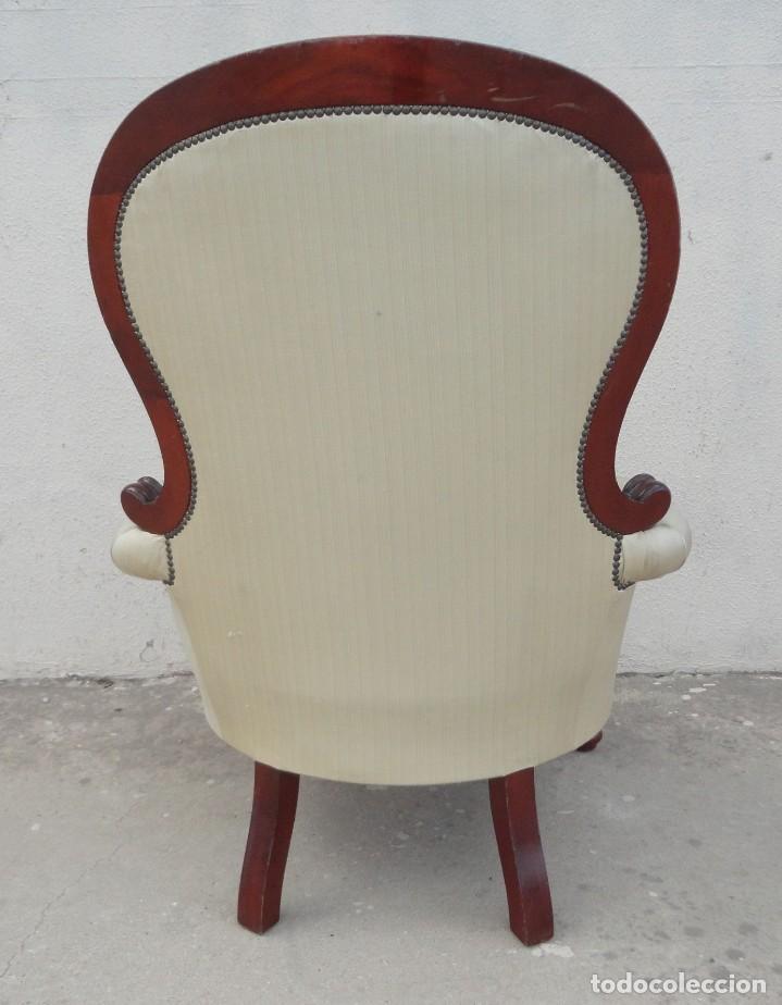 Antig&uuml;edades: Sillon en madera de caoba estilo ingles - Foto 7