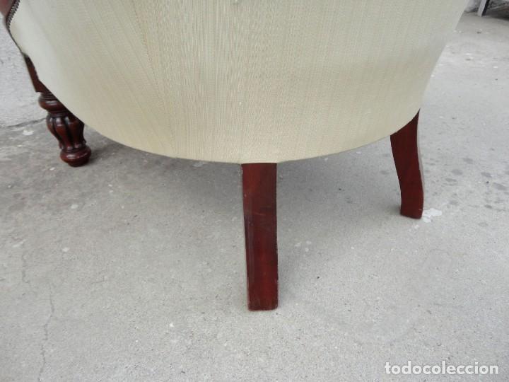 Antig&uuml;edades: Sillon en madera de caoba estilo ingles - Foto 8
