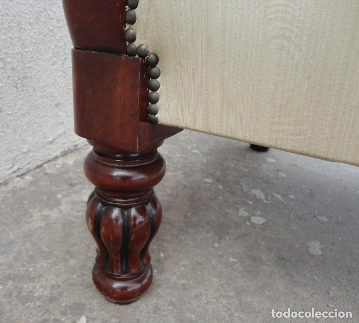 Antig&uuml;edades: Sillon en madera de caoba estilo ingles - Foto 9