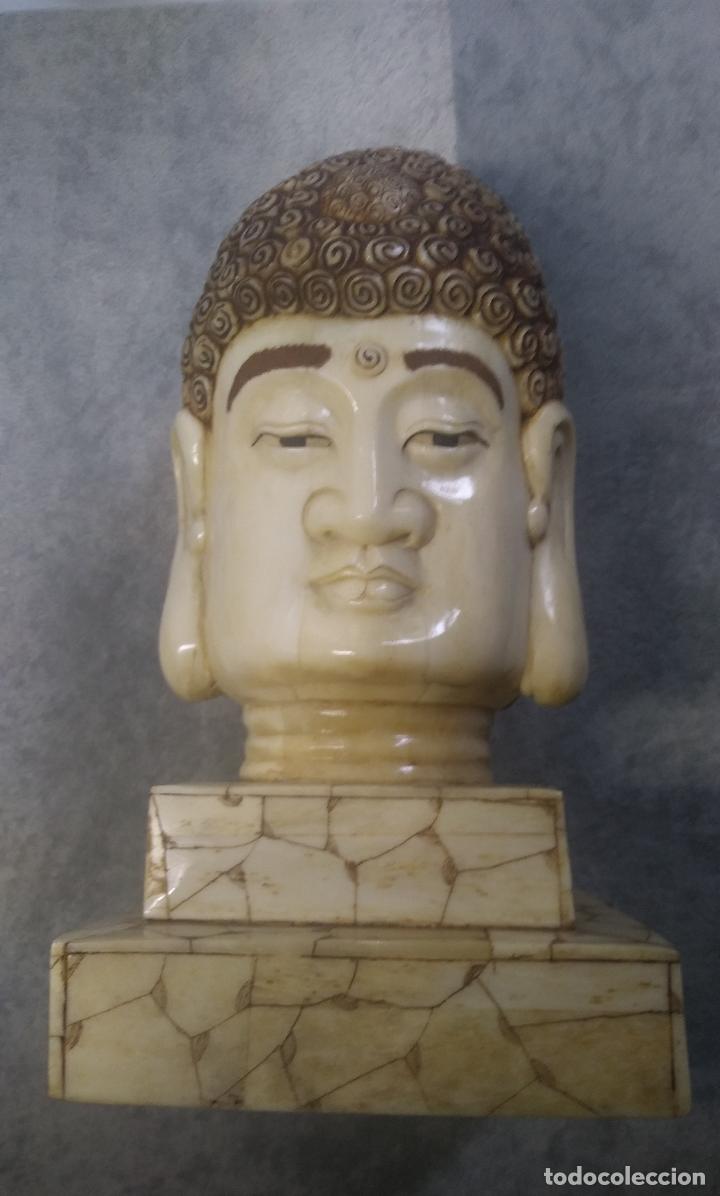 Antig&uuml;edades: FIGURA BUDA HUESO - Foto 1