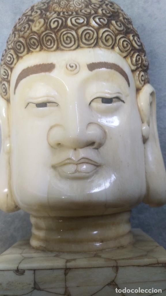 Antig&uuml;edades: FIGURA BUDA HUESO - Foto 4