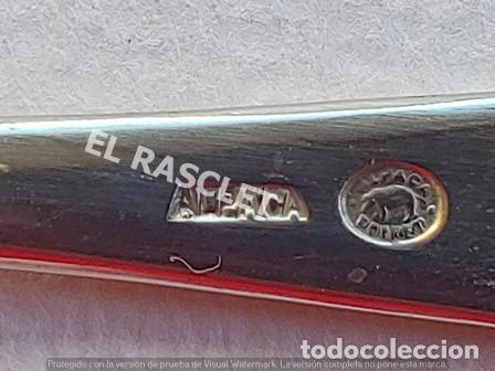 Antig&uuml;edades: ANTIG&Uuml;OS CUCHARAS MESA DE ALPACA - Foto 3
