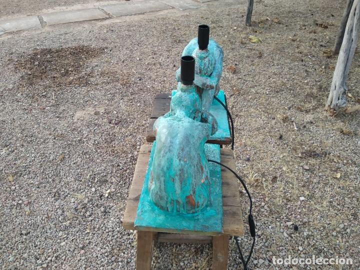 Antig&uuml;edades: Par de l&aacute;mparas Cer&aacute;mica - Foto 26