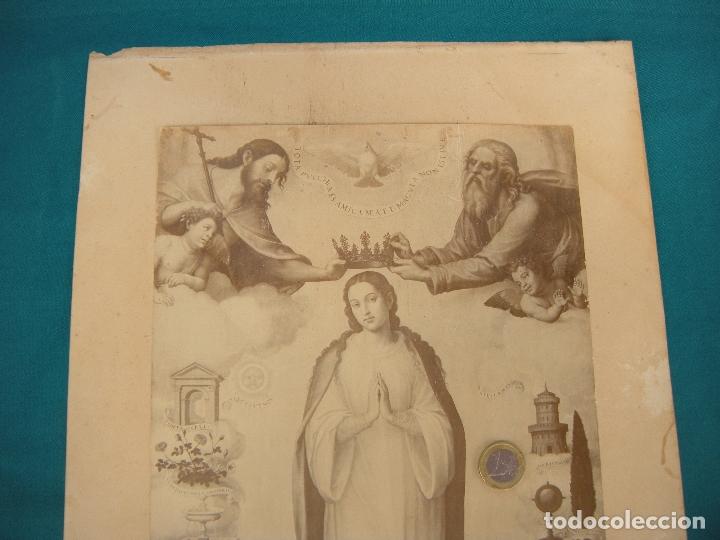 Antig&uuml;edades: FOTO DE VIRGEN S. XIX - Foto 3