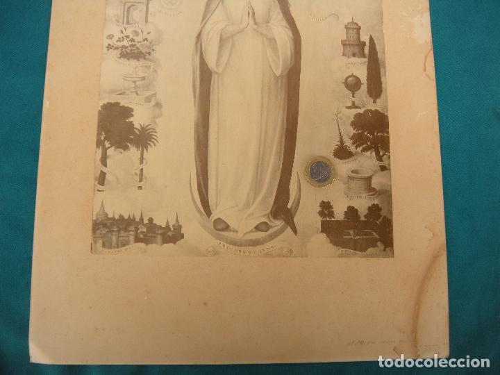 Antig&uuml;edades: FOTO DE VIRGEN S. XIX - Foto 4