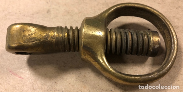 Antig&uuml;edades: ANTIGUO TORNILLO DE BRONCE, TIPO CASCANUECES. - Foto 4