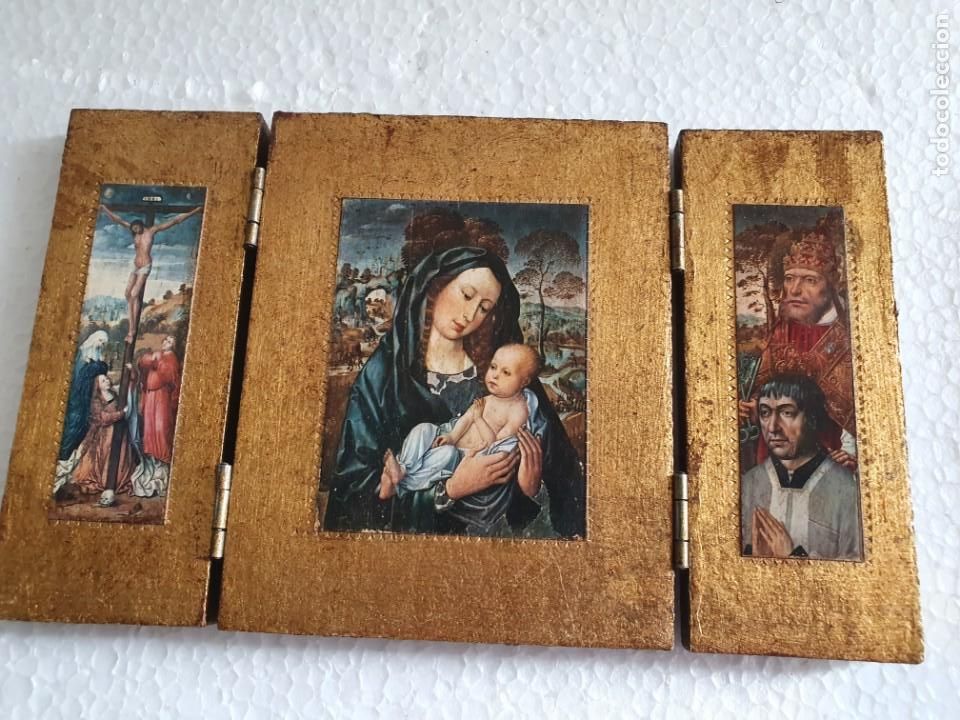 Antig&uuml;edades: PAREJA DE RETABLOS - Foto 3