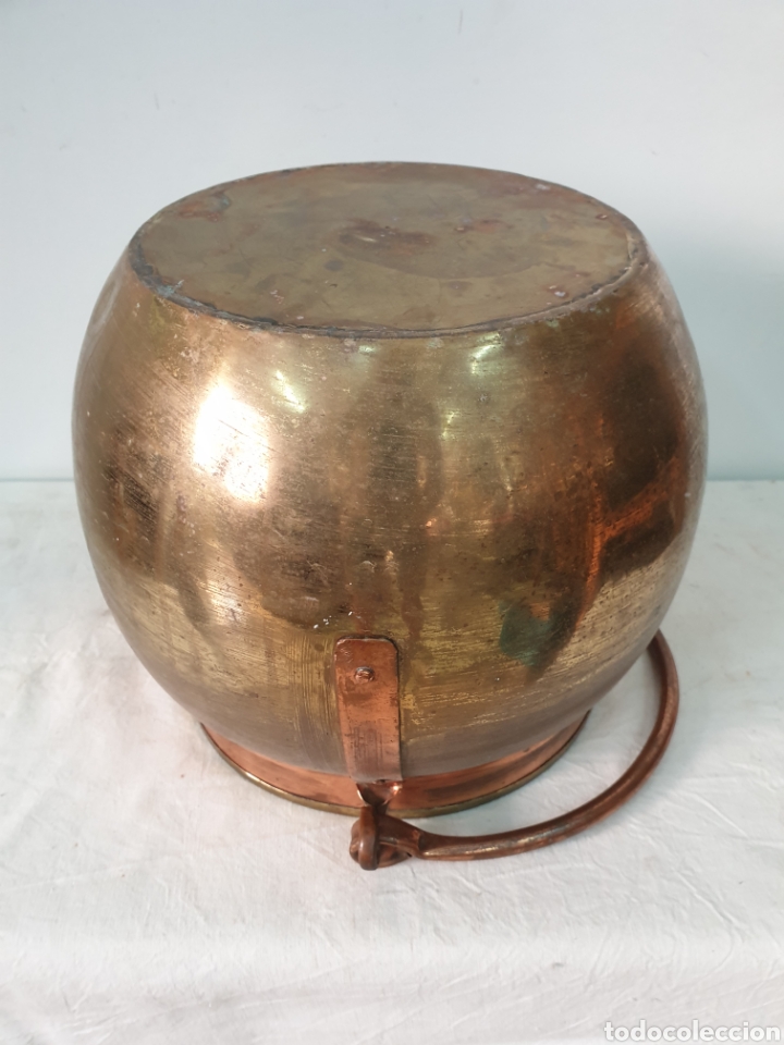 Antig&uuml;edades: Olla con asa de cobre - Foto 5