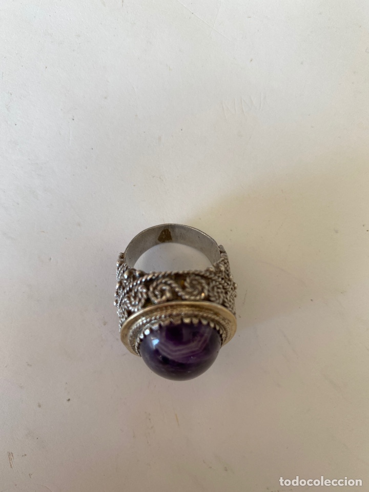 Antig&uuml;edades: Antigua sortija plata - Foto 4