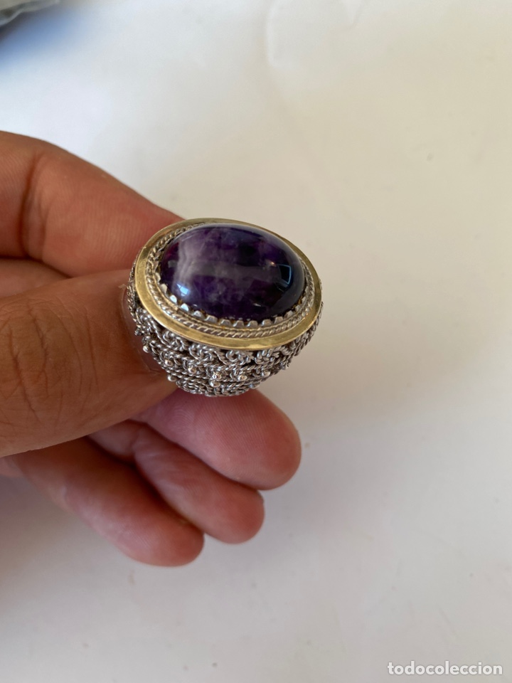 Antig&uuml;edades: Antigua sortija plata - Foto 5