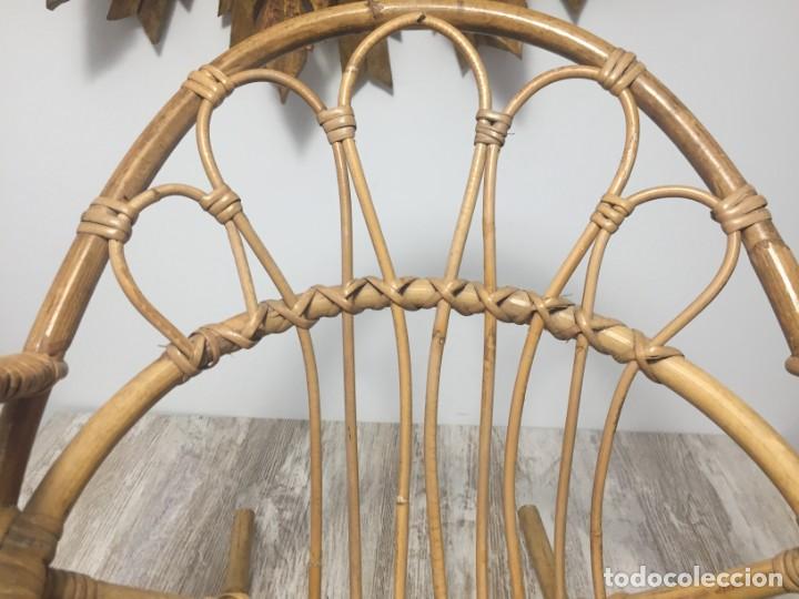 Antig&uuml;edades: SILLA INFANTIL MECEDORA BAMBU - CA&Ntilde;A PEQUE&Ntilde;A - Foto 11