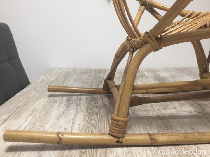 Antig&uuml;edades: SILLA INFANTIL MECEDORA BAMBU - CA&Ntilde;A PEQUE&Ntilde;A - Foto 12