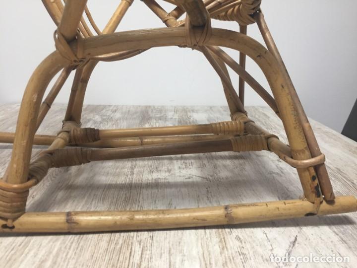 Antig&uuml;edades: SILLA INFANTIL MECEDORA BAMBU - CA&Ntilde;A PEQUE&Ntilde;A - Foto 13