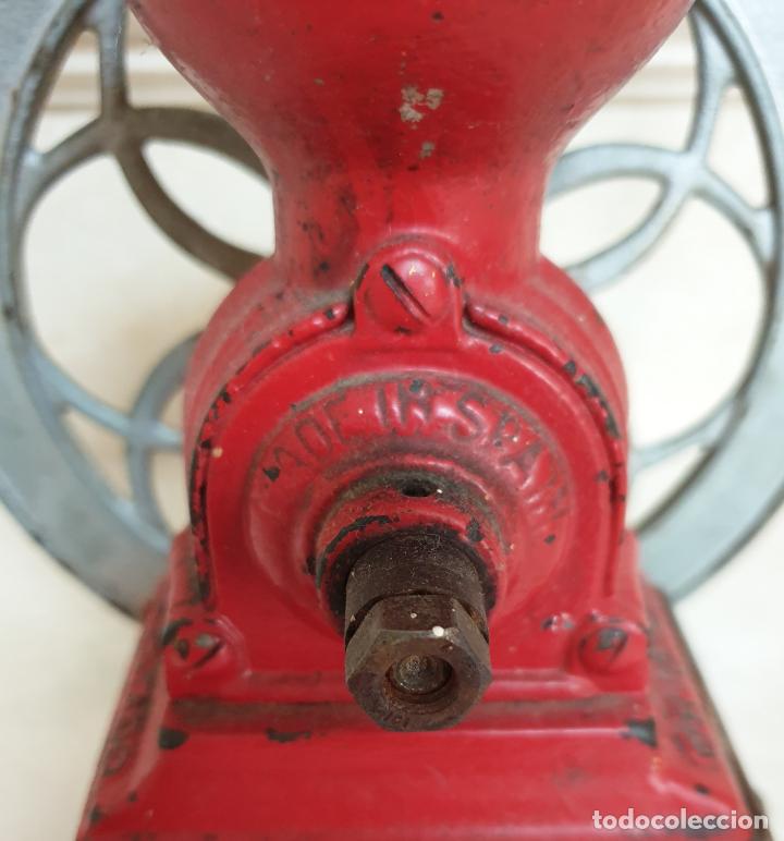 Antig&uuml;edades: MUY BONITO MOLINILLO DE CAFE COMPLETO,MARCA ORIGINAL - Foto 10