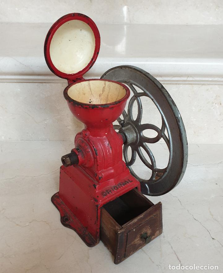 Antiques: MUY BONITO MOLINILLO DE CAFE COMPLETO,MARCA ORIGINAL