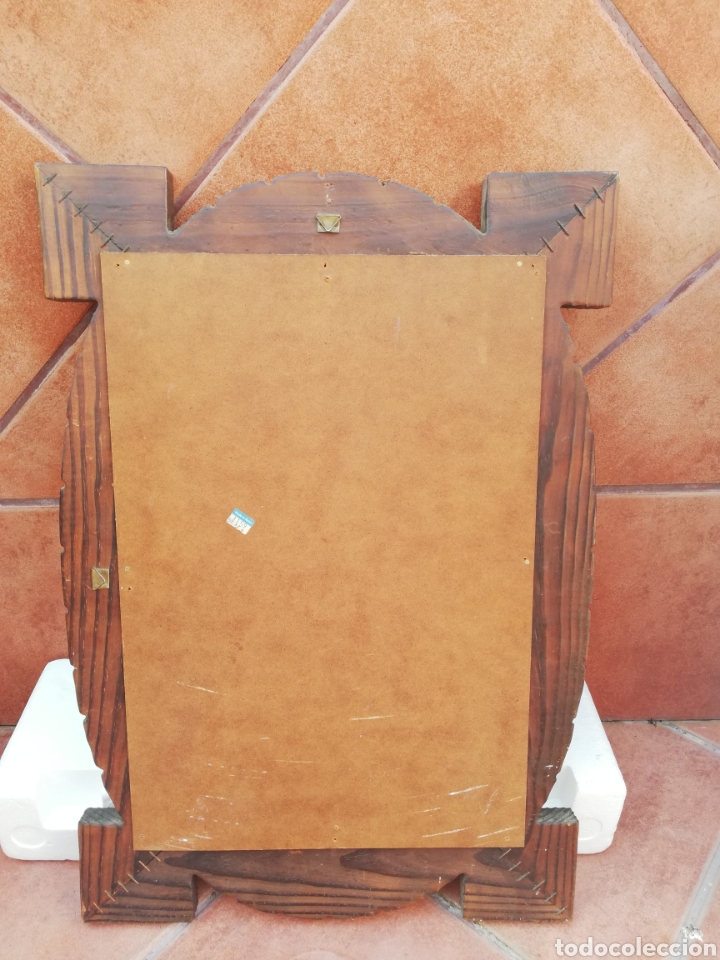 Antig&uuml;edades: Espejo madera maciza - Foto 3
