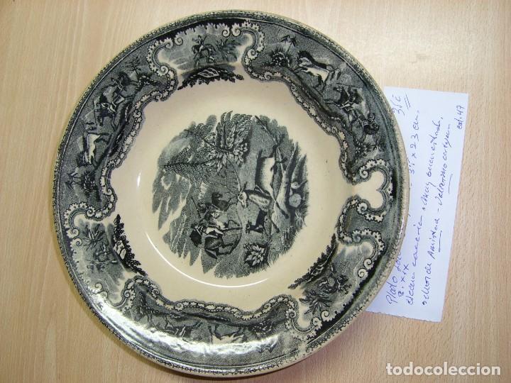 Antig&uuml;edades: Plato loza - Foto 1