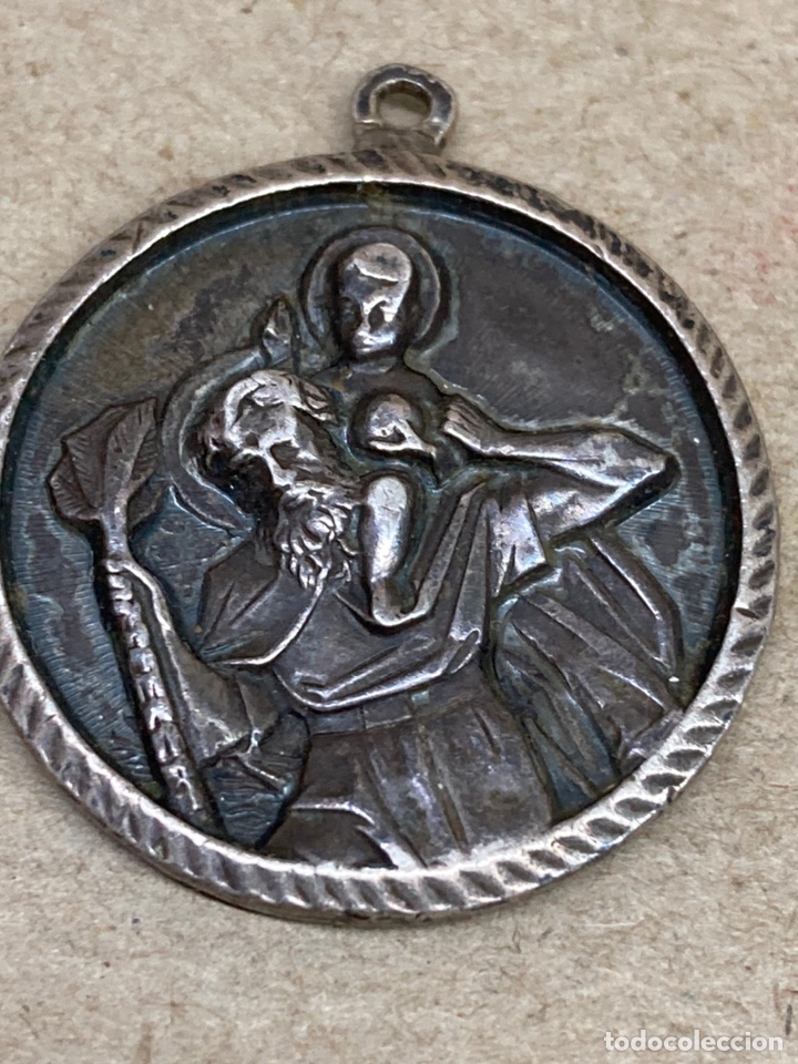 Antig&uuml;edades: Medalla religiosa de plata - Foto 1