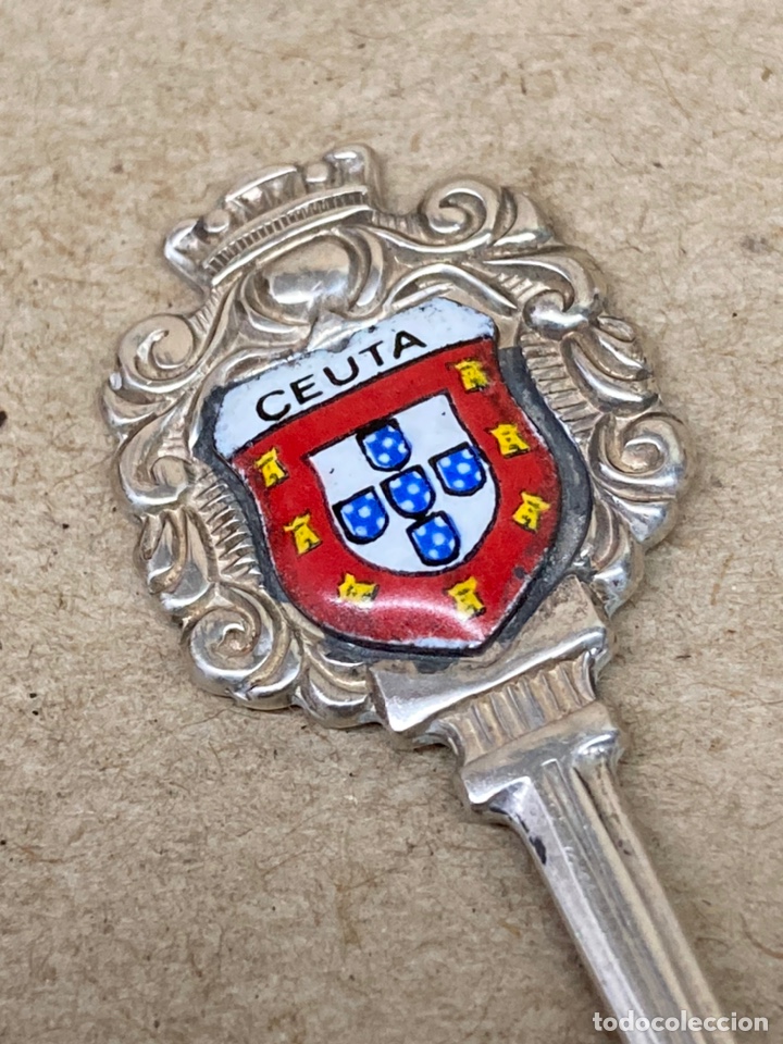 Antig&uuml;edades: Cuchara de plata Ceuta - Foto 1