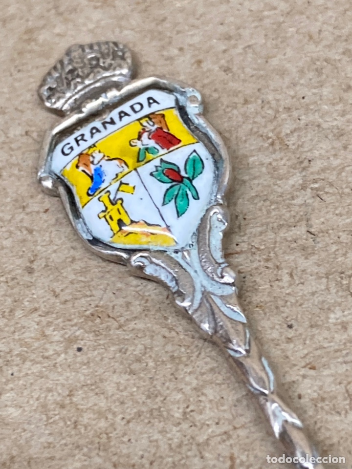 Antig&uuml;edades: Cuchara de plata Granada - Foto 2