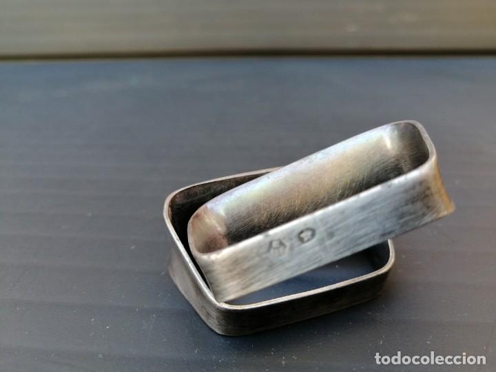 Antig&uuml;edades: PAREJA DE SERVILLETEROS DE PLATA - Foto 2