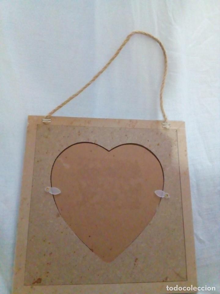 Antig&uuml;edades: portafoto en forma de corazon - Foto 2