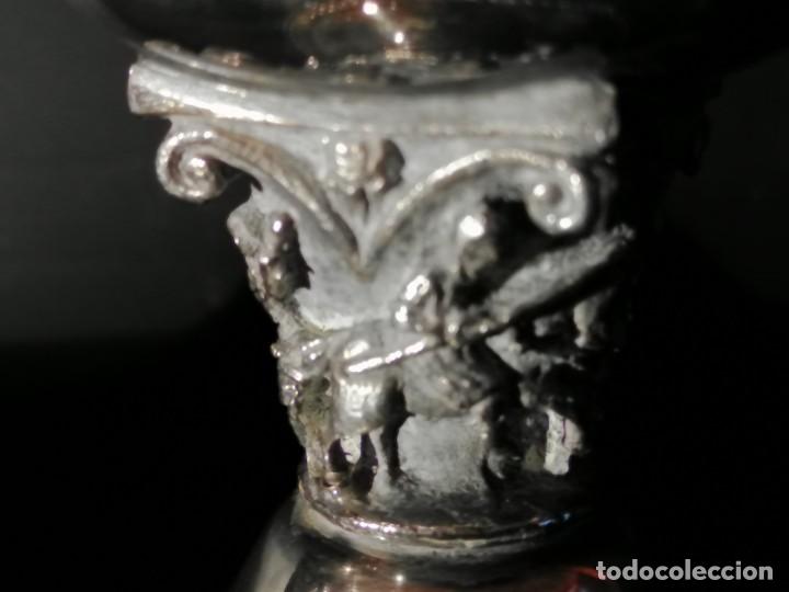 Antig&uuml;edades: PAREJA DE COPAS DE ALPACA - Foto 25