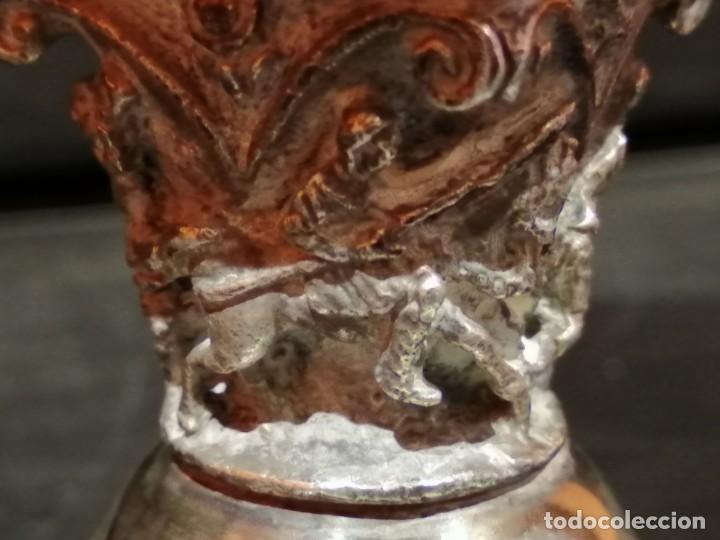 Antig&uuml;edades: PAREJA DE COPAS DE ALPACA - Foto 34