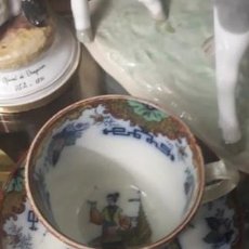 Antigüedades: TAZA Y PLATO DE PORCELANA .VILLEROY & BOCH.WALLERFANGEN TIMOR BLUE ORIENTAL JAPAN CUP SAUCER LOVELY.. Lote 212709720